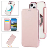 Ultra-thin Magnetic Plating Vegan Leather Phone Case, For iPhone 15, For iPhone 14 / 13, For iPhone 14 Pro, For iPhone 14 Pro Max, For iPhone 13 Pro Max, For iPhone 13 Pro