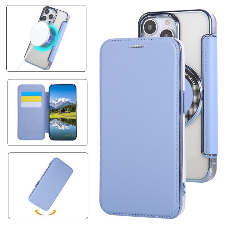 Ultra-thin Magnetic Plating Vegan Leather Phone Case, For iPhone 15, For iPhone 14 / 13, For iPhone 14 Pro, For iPhone 14 Pro Max, For iPhone 13 Pro Max, For iPhone 13 Pro