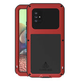 LOVE MEI Metal Shockproof Waterproof Dustproof Protective Case with Glass, For Samsung Galaxy A21 (US Version), For Samsung Galaxy A51 5G, For Samsung Galaxy A71 5G, For Samsung Galaxy S20 FE