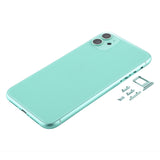 Back Housing Cover with SIM Card Tray & Side keys & Camera Lens for iPhone 11, For iPhone 11 (Camera Lens), Back Housing Cover for11, For iPhone11 (with Camera Lens), For iPhone 11 (with Camera Lens)