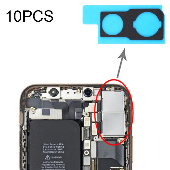 10 PCS Back Camera Dustproof Sponge Foam Pads for iPhone 11, For iPhone 11
