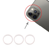 3 PCS Rear Camera Glass Lens Metal Protector Hoop Ring for iPhone 12 Pro, For iPhone 12 Pro