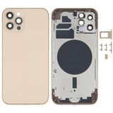 Back Housing Cover with SIM Card Tray & Side  Keys & Camera Lens for iPhone 12 Pro(Blue), For iPhone 12 Pro(with SIM Card Tray & Side Keys)