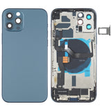 Battery Back Cover Assembly (with Side Keys & Speaker Ringer Buzzer & Motor & Camera Lens & Card Tray & Power Button + Volume Button + Charging Port & Wireless Charging Module) for iPhone 12 Pro, For iPhone 12 Pro(Black), For iPhone 12 Pro(Gold)       ...