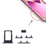 SIM Card Tray + Side Keys for iPhone 13 Mini(Midnight), For iPhone 13 Mini