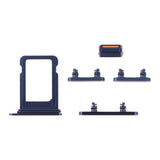SIM Card Tray + Side Keys for iPhone 13 Mini(Midnight), For iPhone 13 Mini