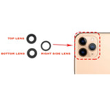 3 PCS / Set Back Camera Lens for iPhone 11 Pro, For iPhone 11 Pro