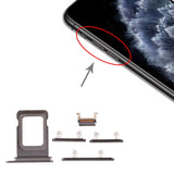 SIM Card Tray + SIM Card Tray + Side Key for iPhone 11 Pro Max / 11 Pro, For iPhone 11 Pro Max(double card), For iPhone 11 Pro Max(Single card)