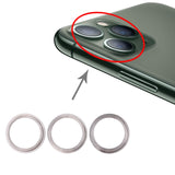 3 PCS Rear Camera Glass Lens Metal Protector Hoop Ring for iPhone 11 Pro & 11 Pro Max, For iPhone 11 Pro & 11 Pro Max