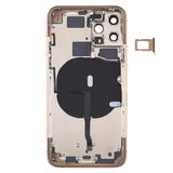 Battery Back Cover (with Side Keys & Card Tray & Power + Volume Flex Cable & Wireless Charging Module) for iPhone 11 Pro, For ip11 Pro, For iPhone11 Pro, For iPhone 11 Pro