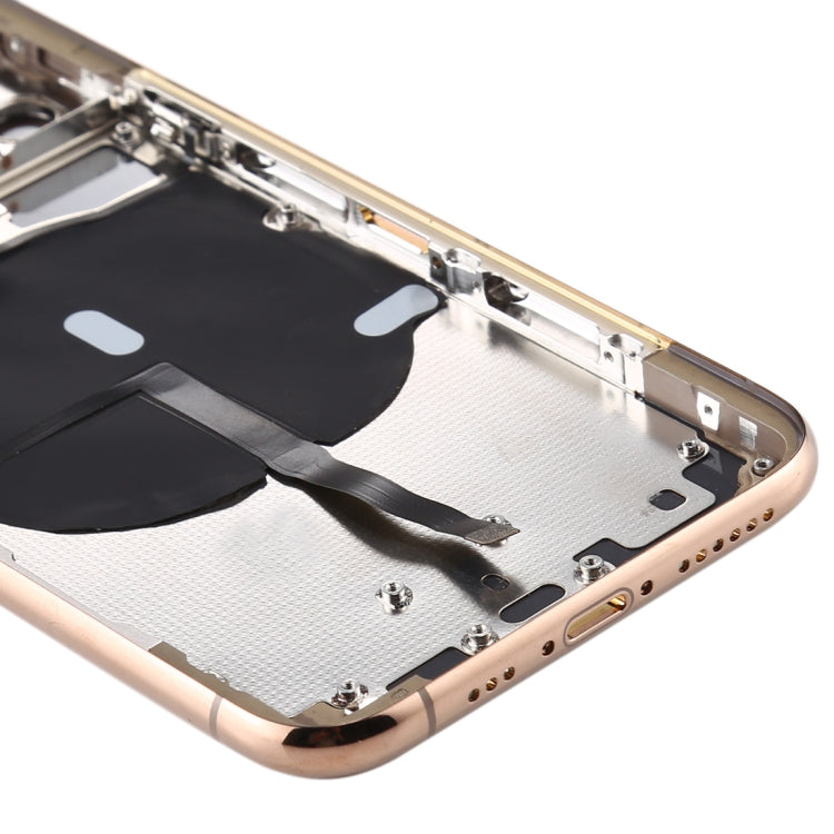 Battery Back Cover (with Side Keys & Card Tray & Power + Volume Flex Cable & Wireless Charging Module) for iPhone 11 Pro, For ip11 Pro, For iPhone11 Pro, For iPhone 11 Pro