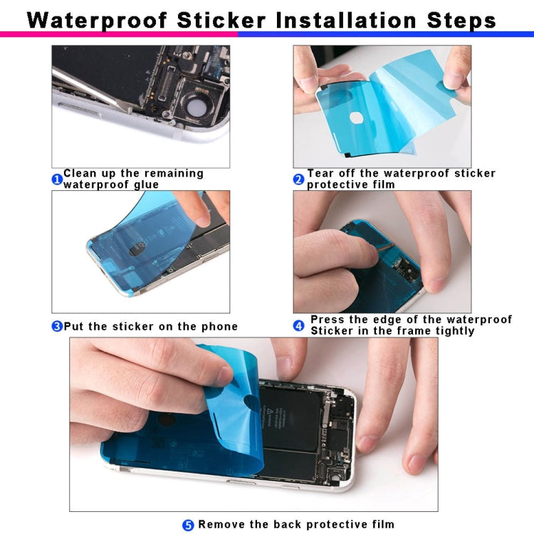 100 PCS Front Housing Adhesive for iPhone 12 Mini, 100 PCS for iPhone 12 Mini