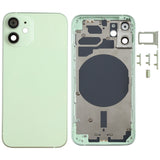 Back Housing Cover with SIM Card Tray & Side  Keys & Camera Lens for iPhone 12 mini(Green), For iPhone 12 mini, For iPhone 12 mini(Purple)