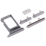 SIM Card Tray + SIM Card Tray + Side Keys for iPhone 12 Pro Max, For iPhone 12 Pro Max (double card)