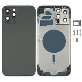 Back Housing Cover with SIM Card Tray & Side keys & Camera Lens for iPhone 12 Pro Max, For iPhone 12 Pro Max(with Card Tray & Side Keys), For iPhone 12 Pro Max(with SIM Card Tray & Side Keys)