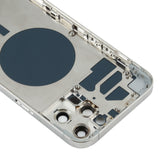 Back Housing Cover with SIM Card Tray & Side keys & Camera Lens for iPhone 12 Pro Max, For iPhone 12 Pro Max(with Card Tray & Side Keys), For iPhone 12 Pro Max(with SIM Card Tray & Side Keys)