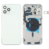 Battery Back Cover (with Side Keys & Card Tray & Power + Volume Flex Cable & Wireless Charging Module) for iPhone 12 Pro Max, For iPhone 12 Pro Max