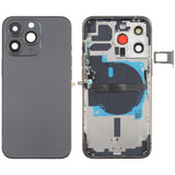 For iPhone 13 Pro Battery Back Cover with Side Keys & Card Tray & Power + Volume Flex Cable & Wireless Charging Module, For iPhone 13 Pro(Assembly)