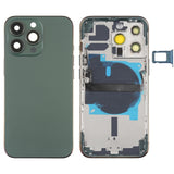 For iPhone 13 Pro Battery Back Cover with Side Keys & Card Tray & Power + Volume Flex Cable & Wireless Charging Module, For iPhone 13 Pro(Assembly)