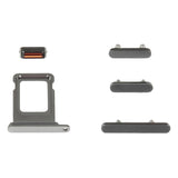 SIM Card Tray + Side Keys for iPhone 14 Pro Max, For iPhone 14 Pro Max(Single card), For iPhone 14 Pro Max (Purple), For iPhone 14 Pro Max