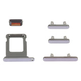 SIM Card Tray + Side Keys for iPhone 14 Pro, For iPhone 14 Pro (Single card), For iPhone 14 Pro(Purple), For iPhone 14 Pro, For iPhone 14 Pro(Single card)