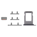 SIM Card Tray + SIM Card Tray + Side Keys for iPhone 14 Pro Max, For iPhone 14 Pro Max