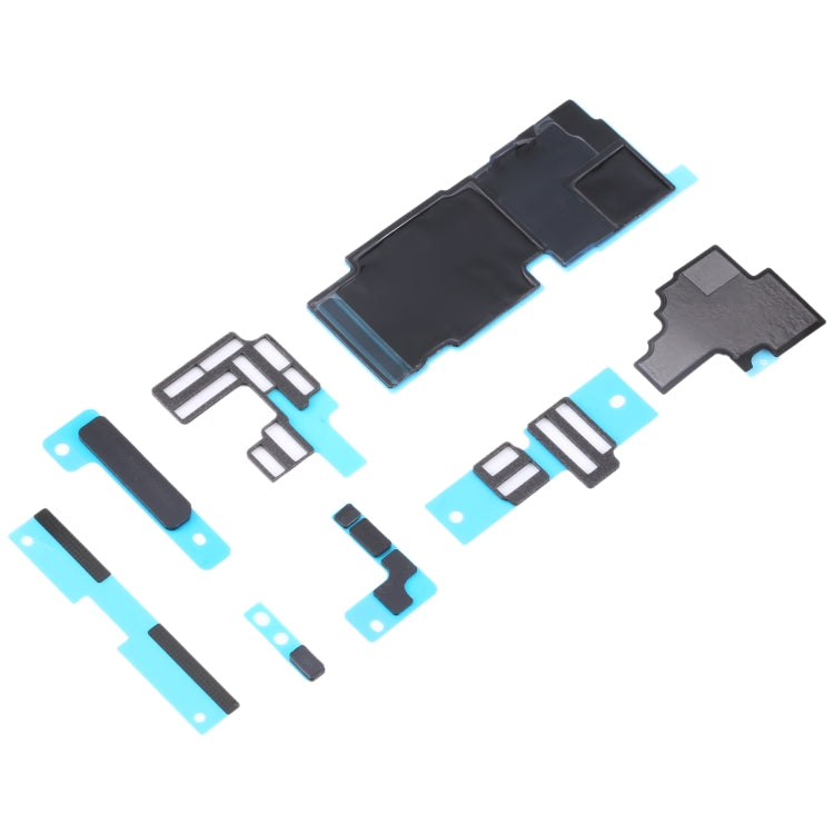 For iPhone 14 Pro 10pcs Mainboard Sponge Foam Pads + Heat Sink Graphite Sticker, For iPhone 14 Pro