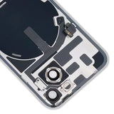 For iPhone 14 Glass Battery Back Cover with Flash Bracket + Wireless Charging Module, For iPhone 14