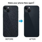 For iPhone 14 Glass Battery Back Cover with Flash Bracket + Wireless Charging Module, For iPhone 14