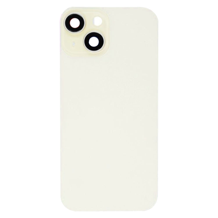 For iPhone 15 Glass Battery Back Cover with Flash Bracket + Wireless Charging Module, For iPhone 15