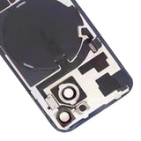For iPhone 15 Glass Battery Back Cover with Flash Bracket + Wireless Charging Module, For iPhone 15