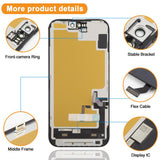 HXL Soft OLED Screen For iPhone 15, For iPhone 15