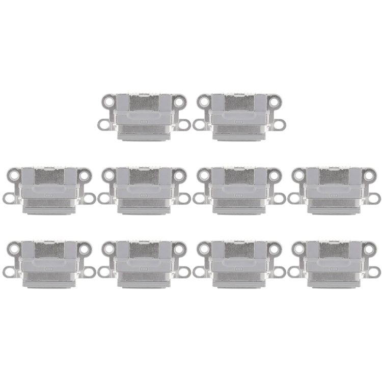 10 PCS Charging Port Connector for iPhone 6 / 6S, For iPhone 6 / 6S, For iPhone 6 / 6S (Light Grey)