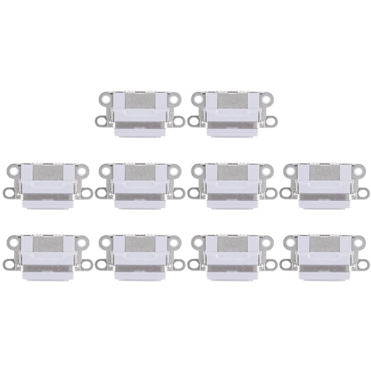 10 PCS Charging Port Connector for iPhone 6 / 6S, For iPhone 6 / 6S, For iPhone 6 / 6S (Light Grey)