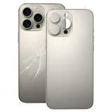 For iPhone 16 Pro Easy Replacement Big Camera Hole Glass Back Battery Cover, For iPhone 16 Pro(Not Disassemble)