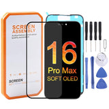 HXL Soft OLED Screen For iPhone 16 Pro Max, For iPhone 16 Pro Max
