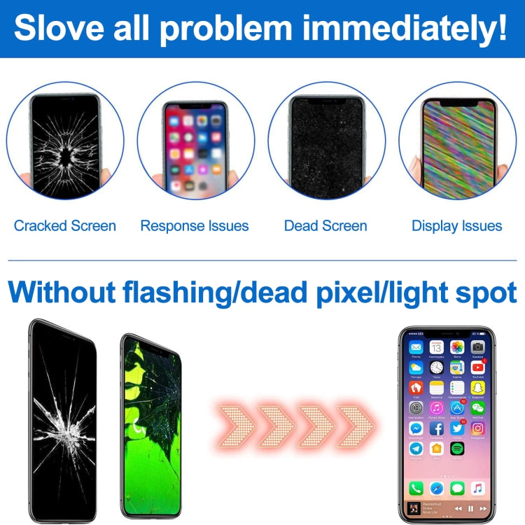 LCD Screen with Frame for iPhone 6s, 3 in 1 for i6s with Frame White, 3 in 1 for i6s with Frame Black