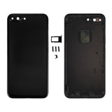 6 in 1 for iPhone 7 Plus (Back Cover + Card Tray + Volume Control Key + Power Button + Mute Switch Vibrator Key + Sign) Full Assembly Housing Cover (Jet Black), For iPhone 7 Plus Jet Black