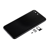 6 in 1 for iPhone 7 Plus (Back Cover + Card Tray + Volume Control Key + Power Button + Mute Switch Vibrator Key + Sign) Full Assembly Housing Cover (Jet Black), For iPhone 7 Plus Jet Black