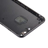 6 in 1 for iPhone 7 Plus (Back Cover + Card Tray + Volume Control Key + Power Button + Mute Switch Vibrator Key + Sign) Full Assembly Housing Cover (Jet Black), For iPhone 7 Plus Jet Black