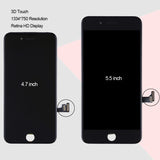 Original LCD Screen for iPhone 7 Plus, i7 Plus Original White, i7 Plus Original Black