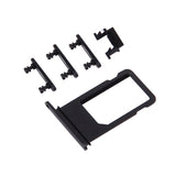 Card Tray + Volume Control Key + Power Button + Mute Switch Vibrator Key for iPhone 7 Plus, For iPhone 7 Plus