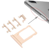 Card Tray + Volume Control Key + Power Button + Mute Switch Vibrator Key for iPhone 7 Plus, For iPhone 7 Plus