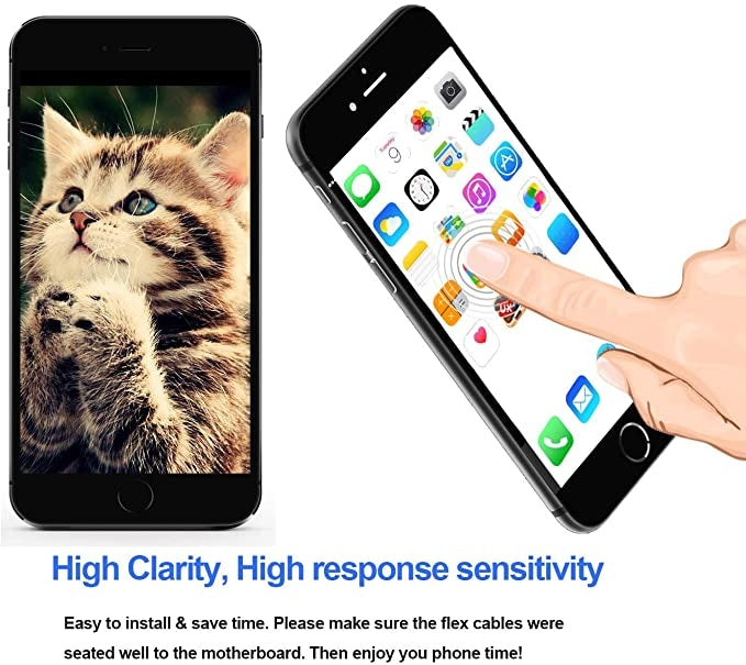 LCD Screen include Front Camera for iPhone 7 Plus, i7 Plus Black with Camera, i7 Plus White with Camera