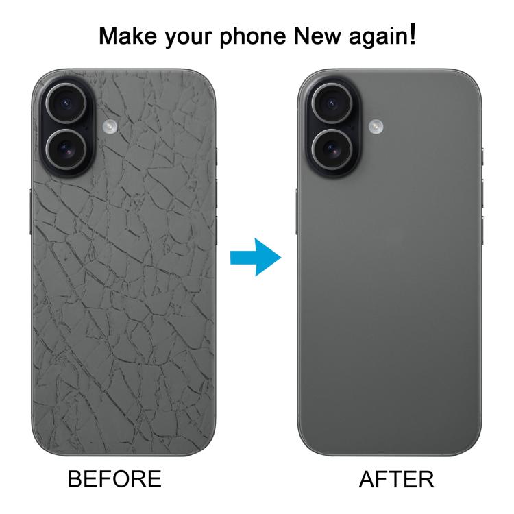 For iPhone 17 Glass Battery Back Cover, For iPhone 17