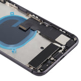 Battery Back Cover Assembly with Side Keys & Vibrator & Speaker Ringer Buzzer & Power Button + Volume Button Flex Cable & Card Tray for iPhone 8 Plus, For iPhone 8 Plus, For iPhone 8 Plus (Full Assembly)