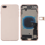 Battery Back Cover Assembly with Side Keys & Vibrator & Speaker Ringer Buzzer & Power Button + Volume Button Flex Cable & Card Tray for iPhone 8 Plus, For iPhone 8 Plus, For iPhone 8 Plus (Full Assembly)