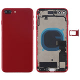 Battery Back Cover Assembly with Side Keys & Vibrator & Speaker Ringer Buzzer & Power Button + Volume Button Flex Cable & Card Tray for iPhone 8 Plus, For iPhone 8 Plus, For iPhone 8 Plus (Full Assembly)