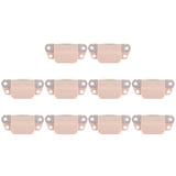 10 PCS Charging Port Connector for iPhone 8 Plus / 8, For iPhone 8 Plus / 8, For iPhone 8 Plus / 8 (Gold)