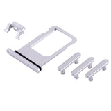 Card Tray + Volume Control Key + Power Button + Mute Switch Vibrator Key for iPhone 8 Plus , For iPhone 8 Plus, For iPhone 8P